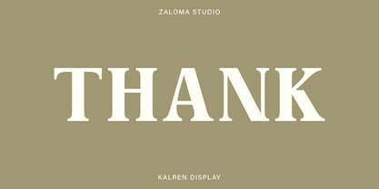 Kalren Font Poster 14