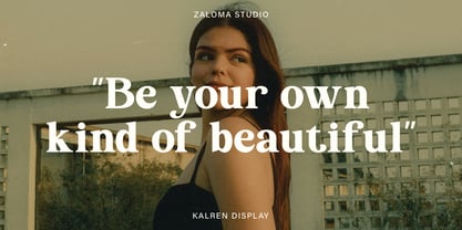 Kalren Font Poster 2