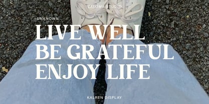 Kalren Font Poster 5