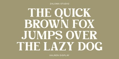 Kalren Font Poster 10