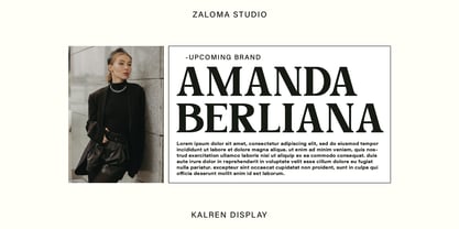 Kalren Font Poster 9