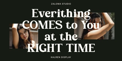Kalren Font Poster 4