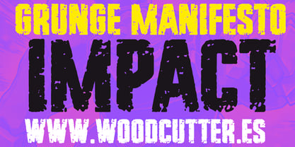 Grunge Manifesto Font Poster 7