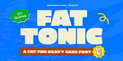 Cook Fattonic Font Poster 1