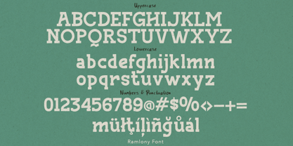 Ramlony Font Poster 3