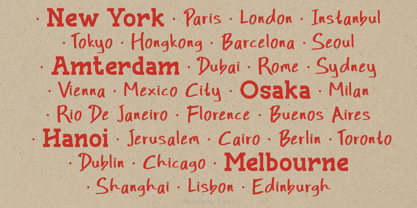 Ramlony Font Poster 4