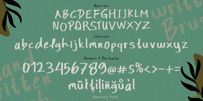 Ramlony Font Poster 6