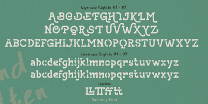 Ramlony Font Poster 9