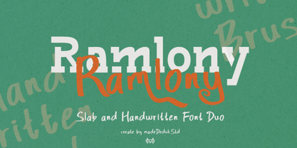 Ramlony Font Poster 1