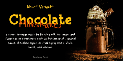 Ramlony Font Poster 5