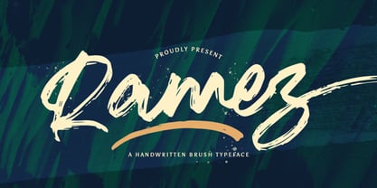 Ramez Font Poster 1