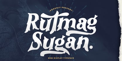 Rutmag Sugan Font Poster 1