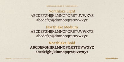 Northlake Font Poster 13