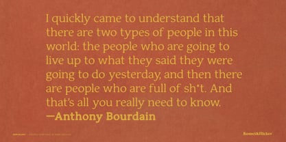 Northlake Font Poster 7