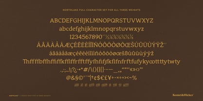 Northlake Font Poster 15