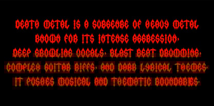 Malection Font Poster 2