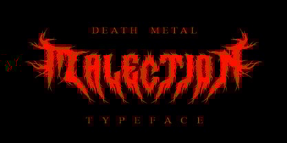 Malection Font Poster 1