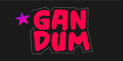 Gandum Font Poster 1
