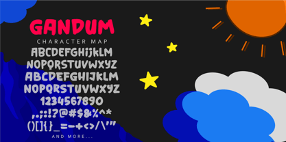 Gandum Font Poster 5
