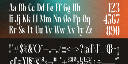 Angalter Font Poster 10