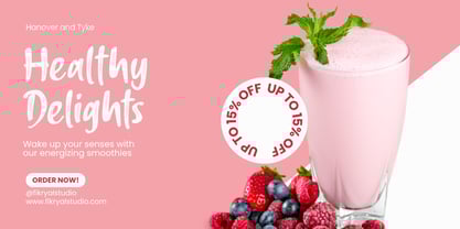 Mounty Smoothie Font Poster 11