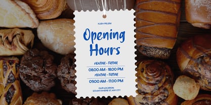 Mounty Smoothie Font Poster 6