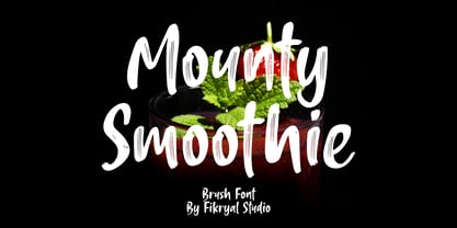 Mounty Smoothie Font Poster 1