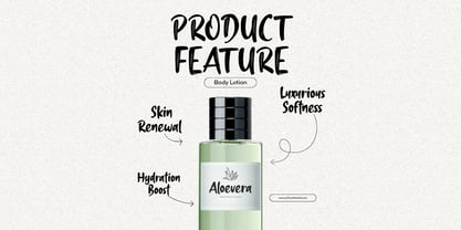 Mounty Smoothie Font Poster 2