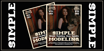 Berine Font Poster 2