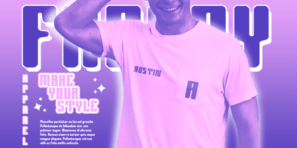 Calpina Blur Font Poster 5