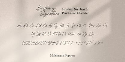 Besthary Font Poster 10