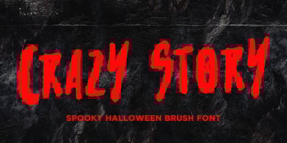 Crazy Story Font Poster 1