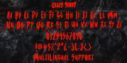 Crazy Story Font Poster 8