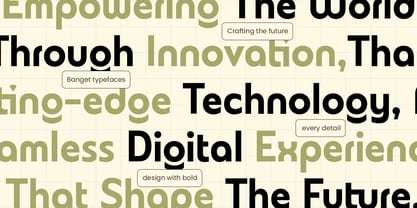 Banget Font Poster 4