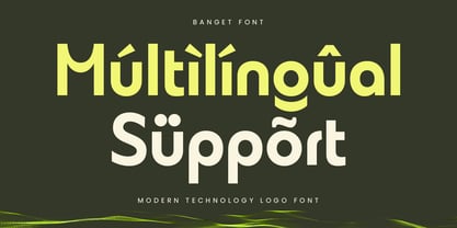 Banget Font Poster 12
