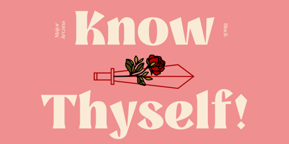 Major Arcana Font Poster 7