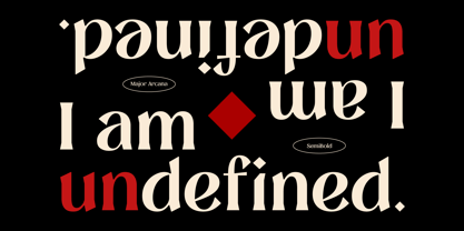 Major Arcana Font Poster 8