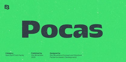 Pocas Font Poster 1