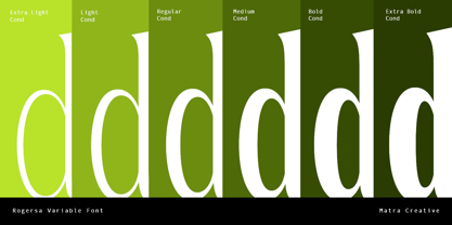 Rogersa Font Poster 10