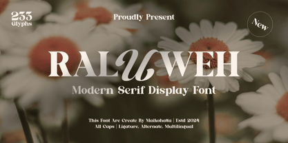 Raluweh Font Poster 1