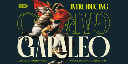 Garaleo Font Poster 1