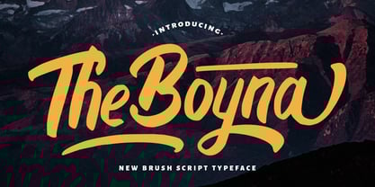 Boyna Font Poster 1
