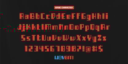 Joybit Font Poster 10