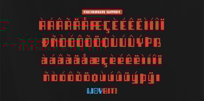 Joybit Font Poster 11
