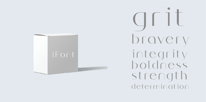 Courage O Type Font Poster 12