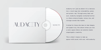 Courage O Type Font Poster 3