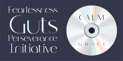 Courage O Type Font Poster 2