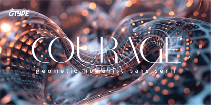 Courage O Type Font Poster 1