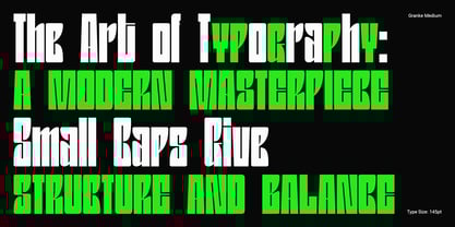 Granke Font Poster 7