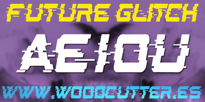 Future Glitch Font Poster 6